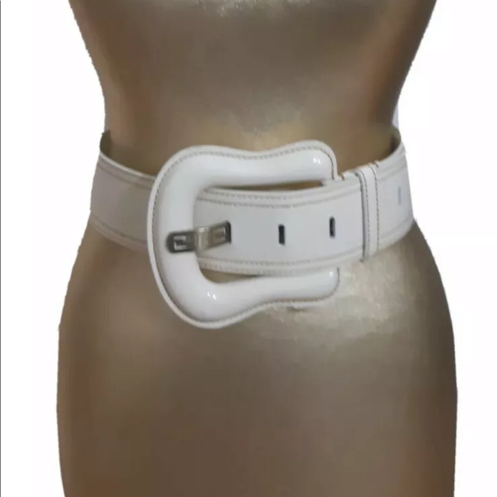 Fendi wide buckle belt